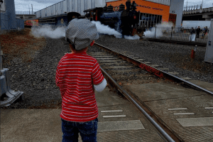 Steam Train – Oregon Rail Heritage Center – Fathers Day